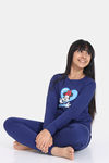 Zivame Girls Disney Knit Cotton Pyjama Set - Bellwether Blue — thumbnail 4